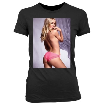 Candice Swanepoel Women's Junior Cut Crewneck T-Shirt