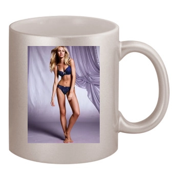 Candice Swanepoel 11oz Metallic Silver Mug