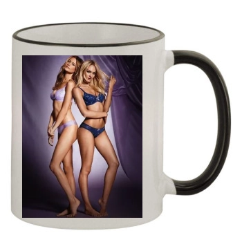 Candice Swanepoel 11oz Colored Rim & Handle Mug