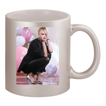 Candice Swanepoel 11oz Metallic Silver Mug