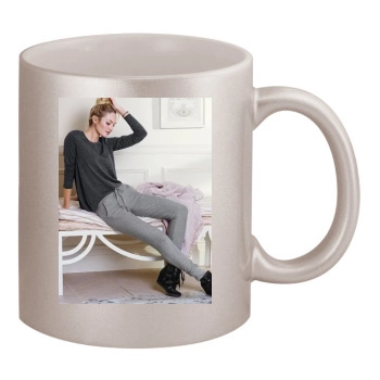 Candice Swanepoel 11oz Metallic Silver Mug