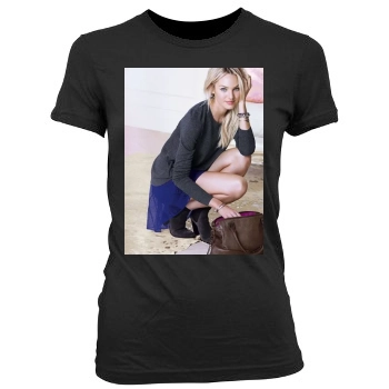 Candice Swanepoel Women's Junior Cut Crewneck T-Shirt