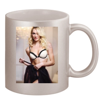 Candice Swanepoel 11oz Metallic Silver Mug