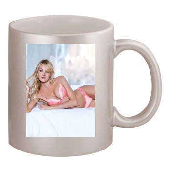 Candice Swanepoel 11oz Metallic Silver Mug