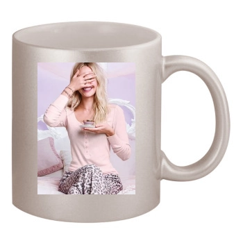 Candice Swanepoel 11oz Metallic Silver Mug