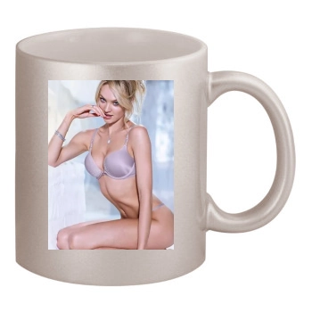 Candice Swanepoel 11oz Metallic Silver Mug