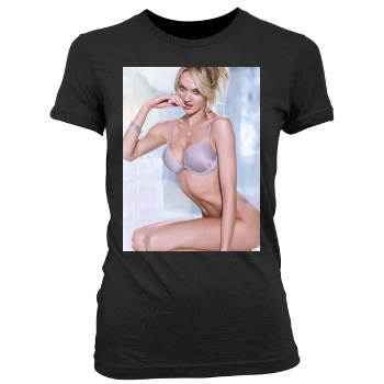 Candice Swanepoel Women's Junior Cut Crewneck T-Shirt