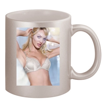 Candice Swanepoel 11oz Metallic Silver Mug