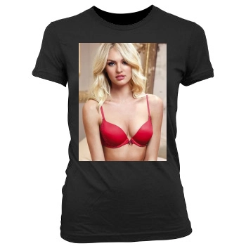 Candice Swanepoel Women's Junior Cut Crewneck T-Shirt