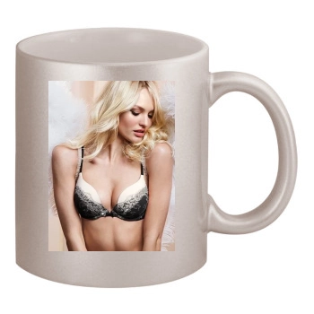 Candice Swanepoel 11oz Metallic Silver Mug