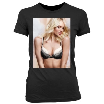 Candice Swanepoel Women's Junior Cut Crewneck T-Shirt