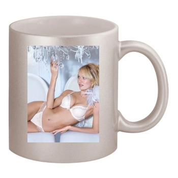 Candice Swanepoel 11oz Metallic Silver Mug