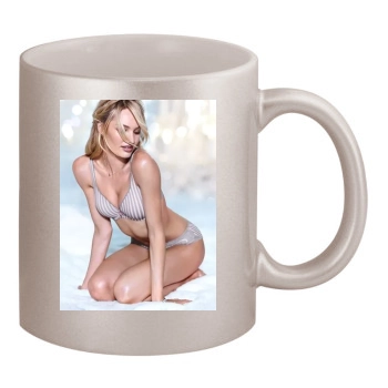 Candice Swanepoel 11oz Metallic Silver Mug