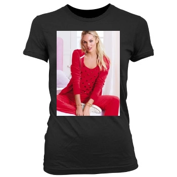 Candice Swanepoel Women's Junior Cut Crewneck T-Shirt