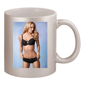 Candice Swanepoel 11oz Metallic Silver Mug