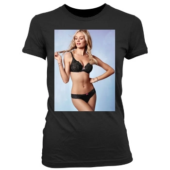 Candice Swanepoel Women's Junior Cut Crewneck T-Shirt