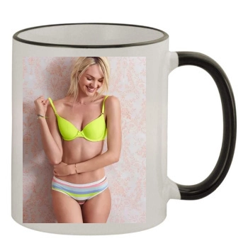 Candice Swanepoel 11oz Colored Rim & Handle Mug