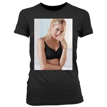 Candice Swanepoel Women's Junior Cut Crewneck T-Shirt