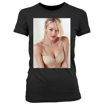 Candice Swanepoel Women's Junior Cut Crewneck T-Shirt