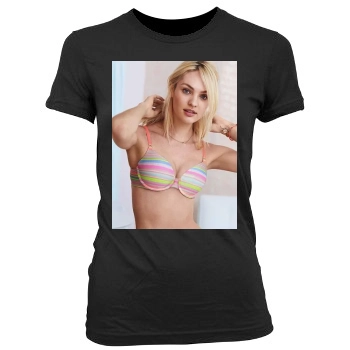 Candice Swanepoel Women's Junior Cut Crewneck T-Shirt