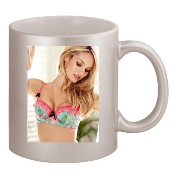 Candice Swanepoel 11oz Metallic Silver Mug