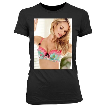 Candice Swanepoel Women's Junior Cut Crewneck T-Shirt