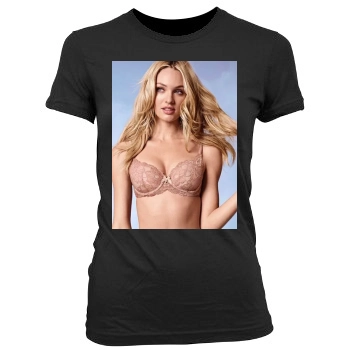 Candice Swanepoel Women's Junior Cut Crewneck T-Shirt