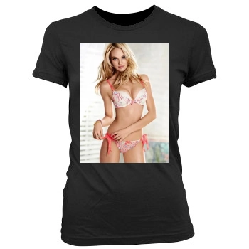 Candice Swanepoel Women's Junior Cut Crewneck T-Shirt