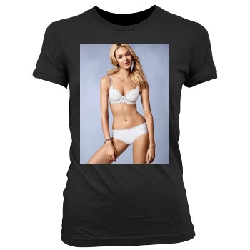 Candice Swanepoel Women's Junior Cut Crewneck T-Shirt