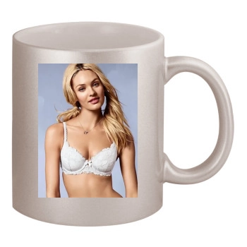 Candice Swanepoel 11oz Metallic Silver Mug