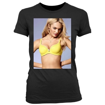 Candice Swanepoel Women's Junior Cut Crewneck T-Shirt