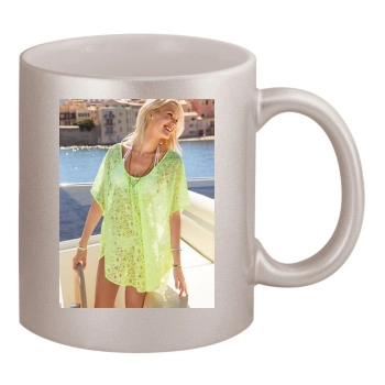 Candice Swanepoel 11oz Metallic Silver Mug