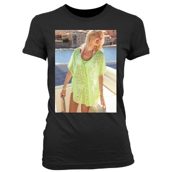 Candice Swanepoel Women's Junior Cut Crewneck T-Shirt