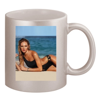 Candice Swanepoel 11oz Metallic Silver Mug