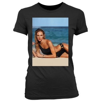 Candice Swanepoel Women's Junior Cut Crewneck T-Shirt