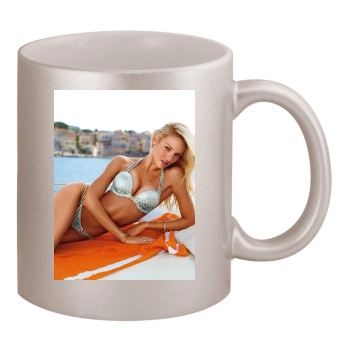 Candice Swanepoel 11oz Metallic Silver Mug