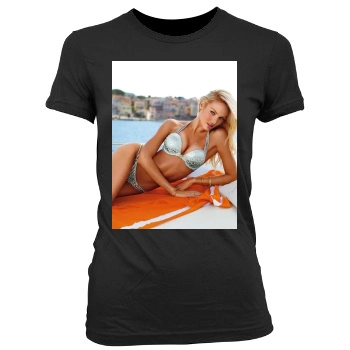 Candice Swanepoel Women's Junior Cut Crewneck T-Shirt