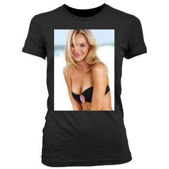 Candice Swanepoel Women's Junior Cut Crewneck T-Shirt