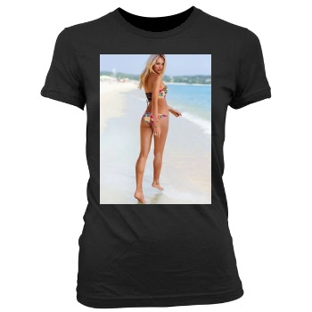 Candice Swanepoel Women's Junior Cut Crewneck T-Shirt