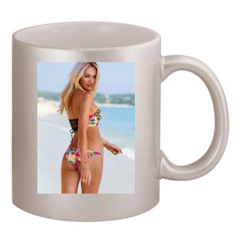 Candice Swanepoel 11oz Metallic Silver Mug