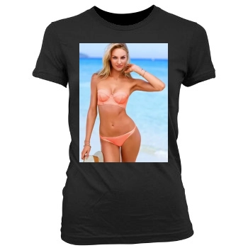 Candice Swanepoel Women's Junior Cut Crewneck T-Shirt