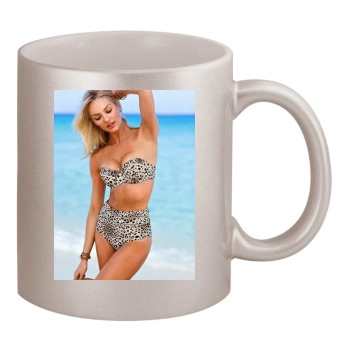 Candice Swanepoel 11oz Metallic Silver Mug