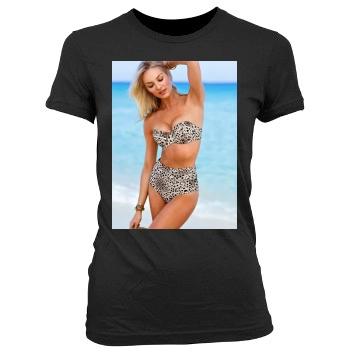 Candice Swanepoel Women's Junior Cut Crewneck T-Shirt