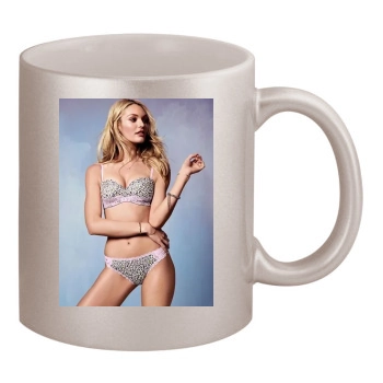 Candice Swanepoel 11oz Metallic Silver Mug