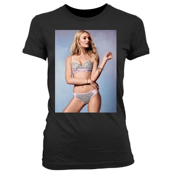 Candice Swanepoel Women's Junior Cut Crewneck T-Shirt