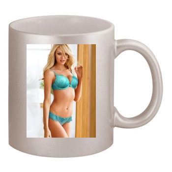 Candice Swanepoel 11oz Metallic Silver Mug