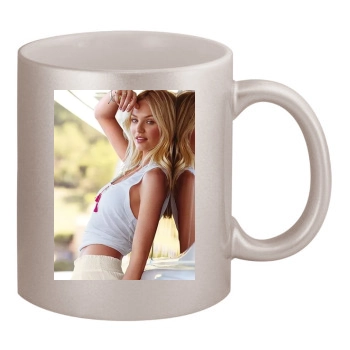 Candice Swanepoel 11oz Metallic Silver Mug