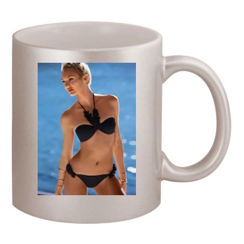 Candice Swanepoel 11oz Metallic Silver Mug