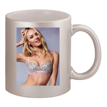 Candice Swanepoel 11oz Metallic Silver Mug