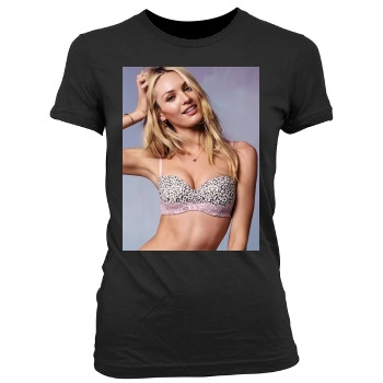 Candice Swanepoel Women's Junior Cut Crewneck T-Shirt